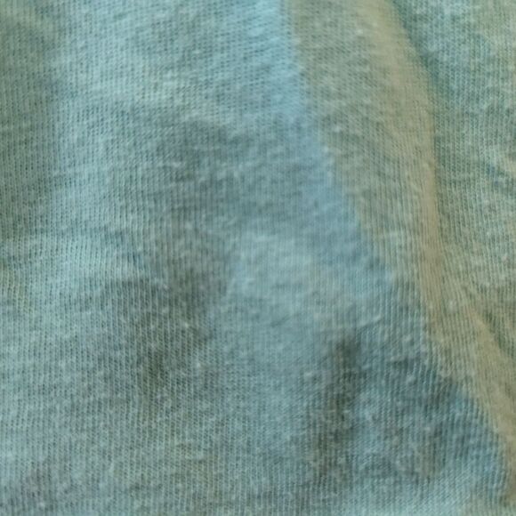 CARE BEARS Teal Cropped Short Sleeve Tie Front Top Embroidery Womens 3XL - Picture 9 of 11